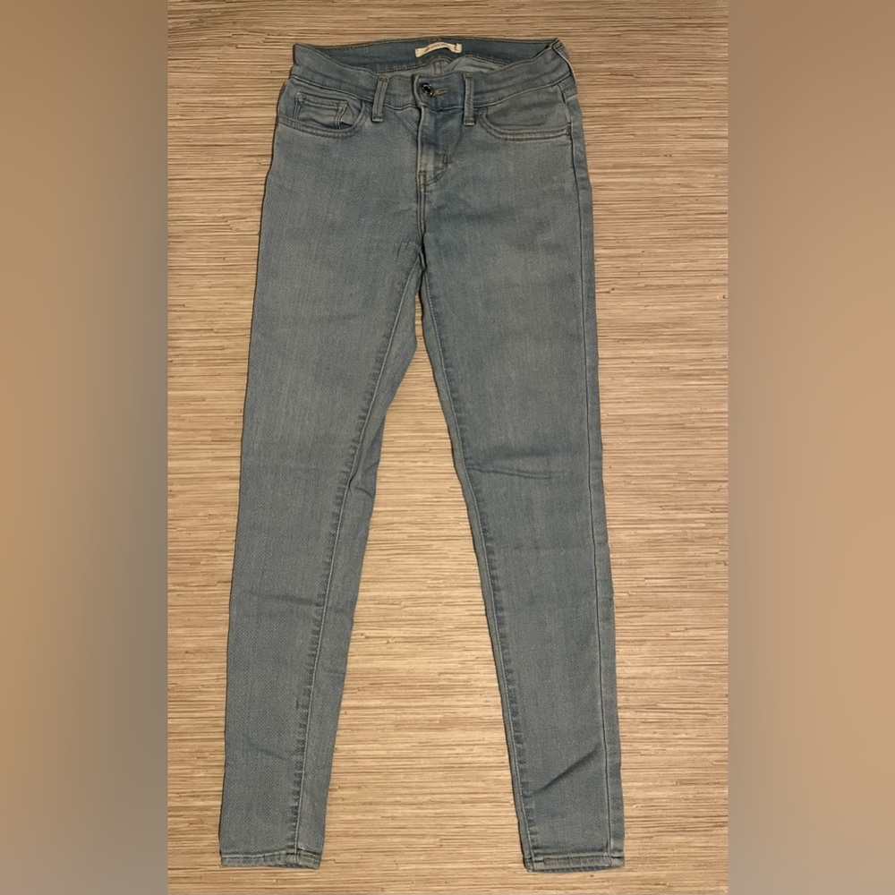 Levi's 710 Light Wash Super-Skinny Jeans
